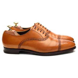 'Malton' Tan Brown Leather Oxford UK 8.5 E