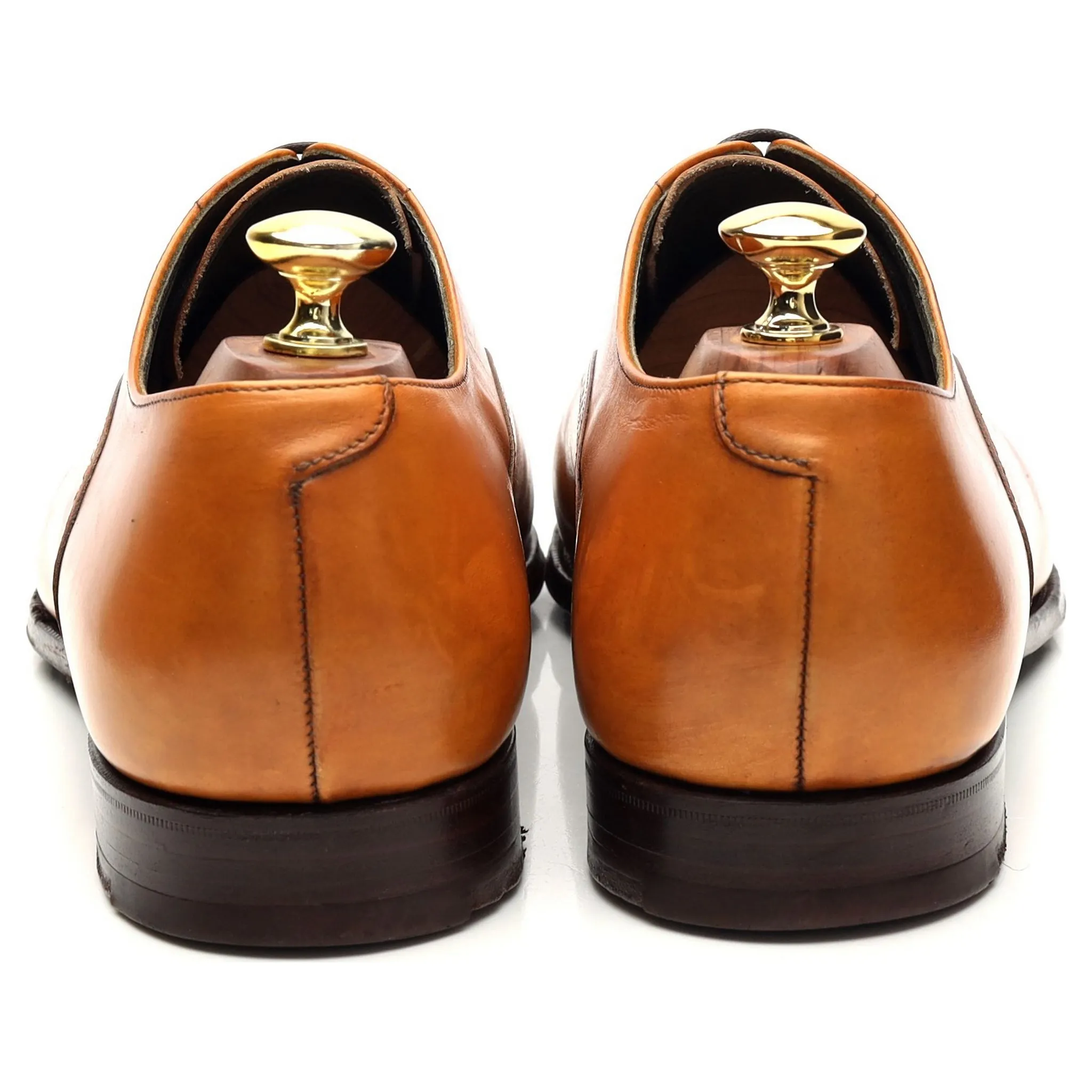 'Malton' Tan Brown Leather Oxford UK 8.5 E