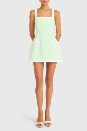 Martini Skort Romper in Hypermint/Ivory