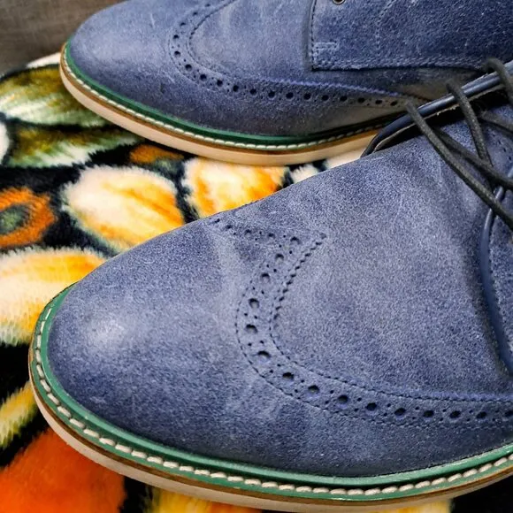 Men Size 11.5 Cole Haan Oxfords Blue