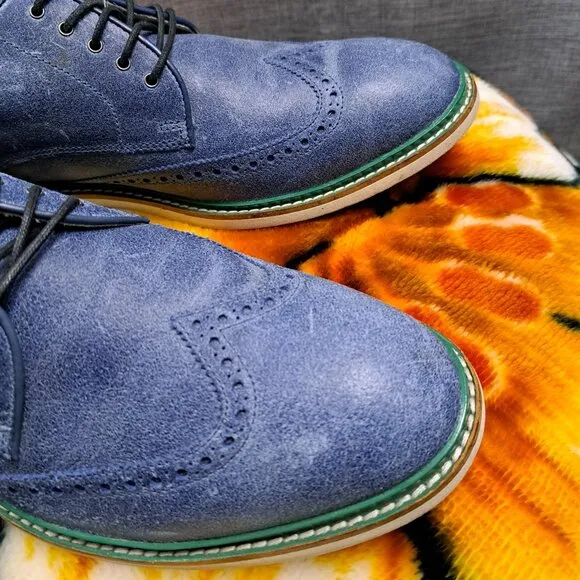 Men Size 11.5 Cole Haan Oxfords Blue