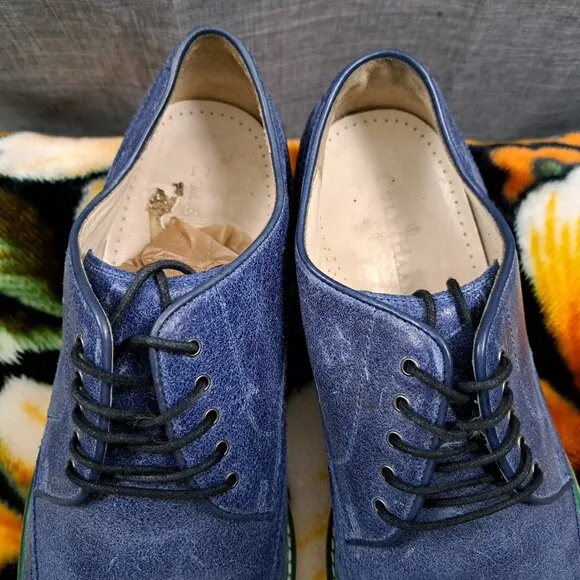 Men Size 11.5 Cole Haan Oxfords Blue