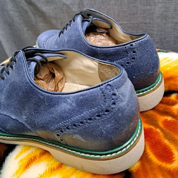 Men Size 11.5 Cole Haan Oxfords Blue