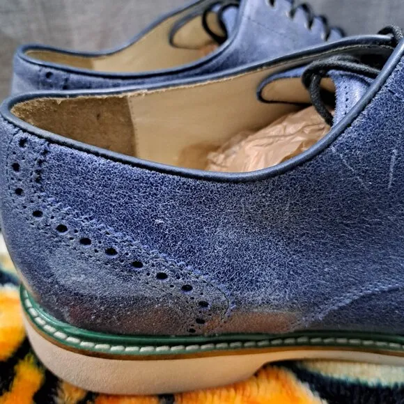 Men Size 11.5 Cole Haan Oxfords Blue