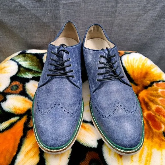 Men Size 11.5 Cole Haan Oxfords Blue