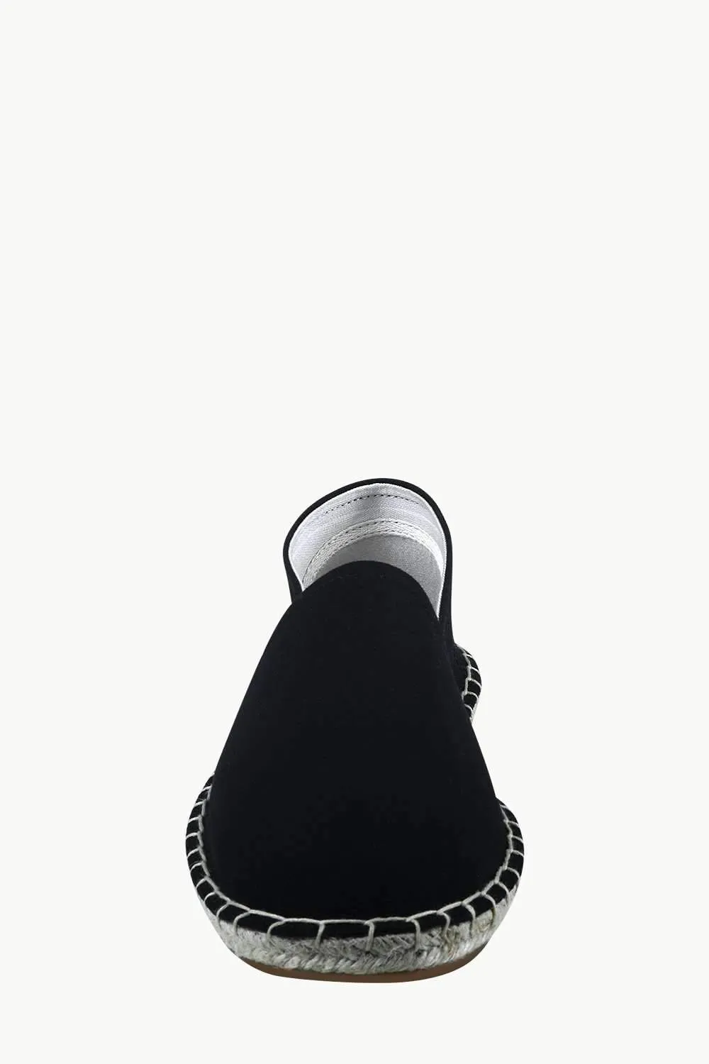 Men's Black Canvas Basque Espadrilles