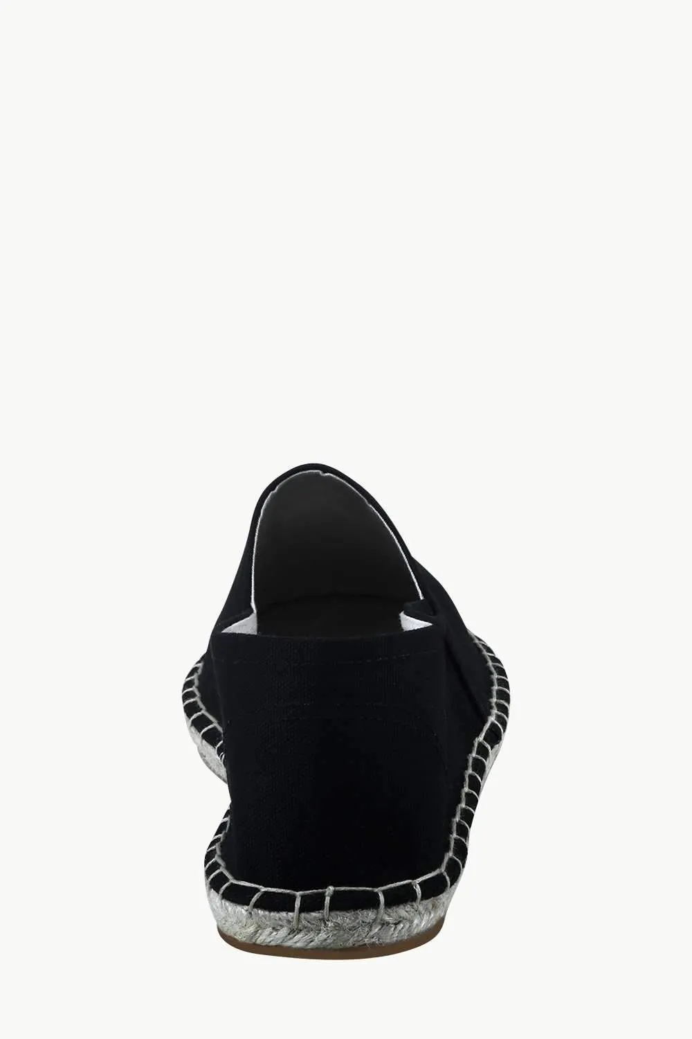 Men's Black Canvas Basque Espadrilles