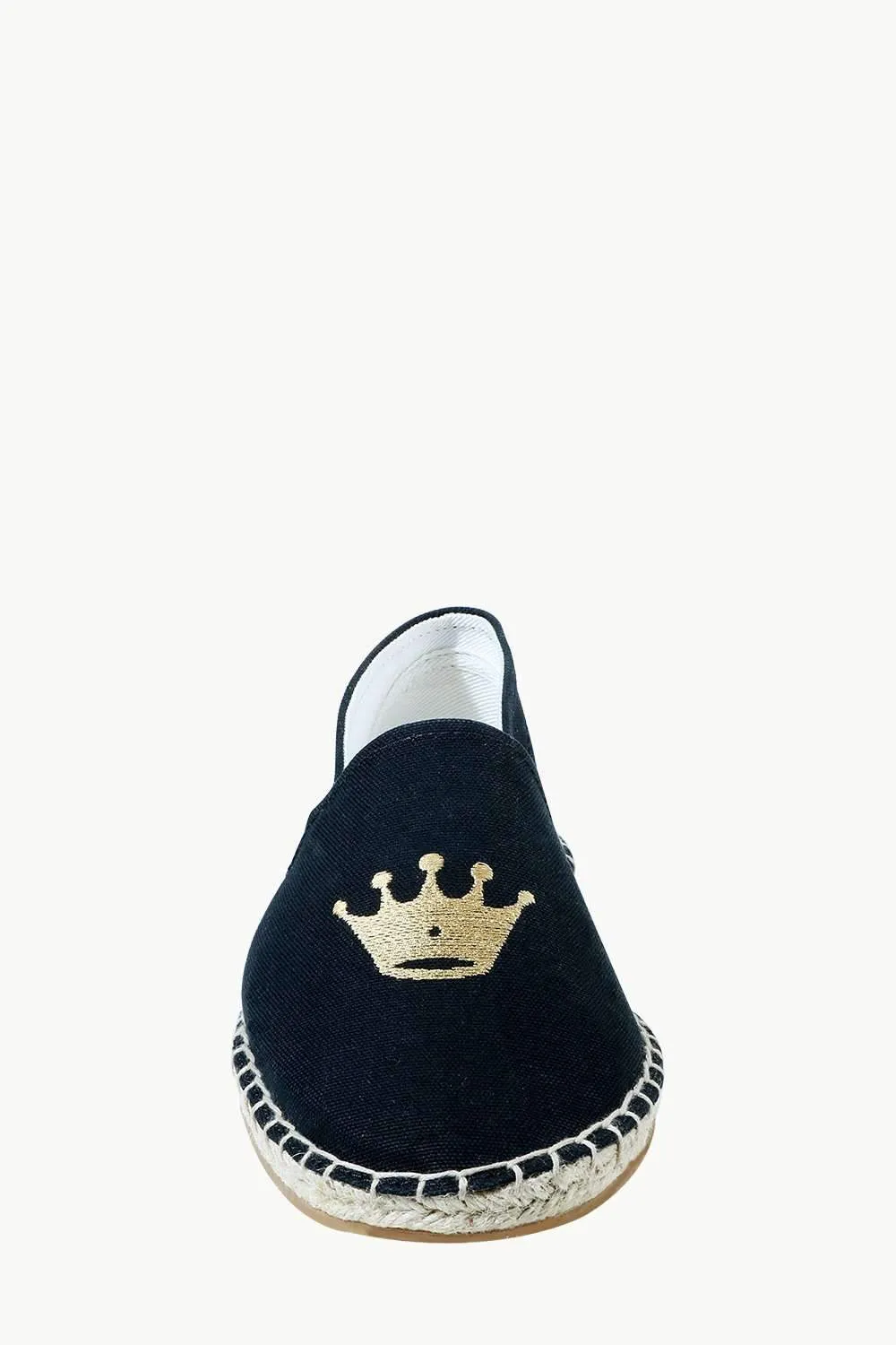 Men's Black Crown Tag Espadrilles