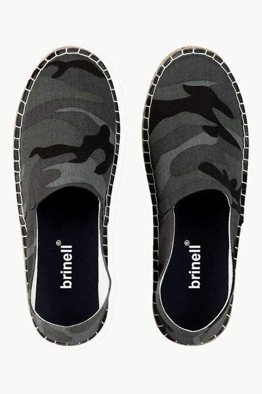 Men's Camouflage Print Canvas Espadrilles