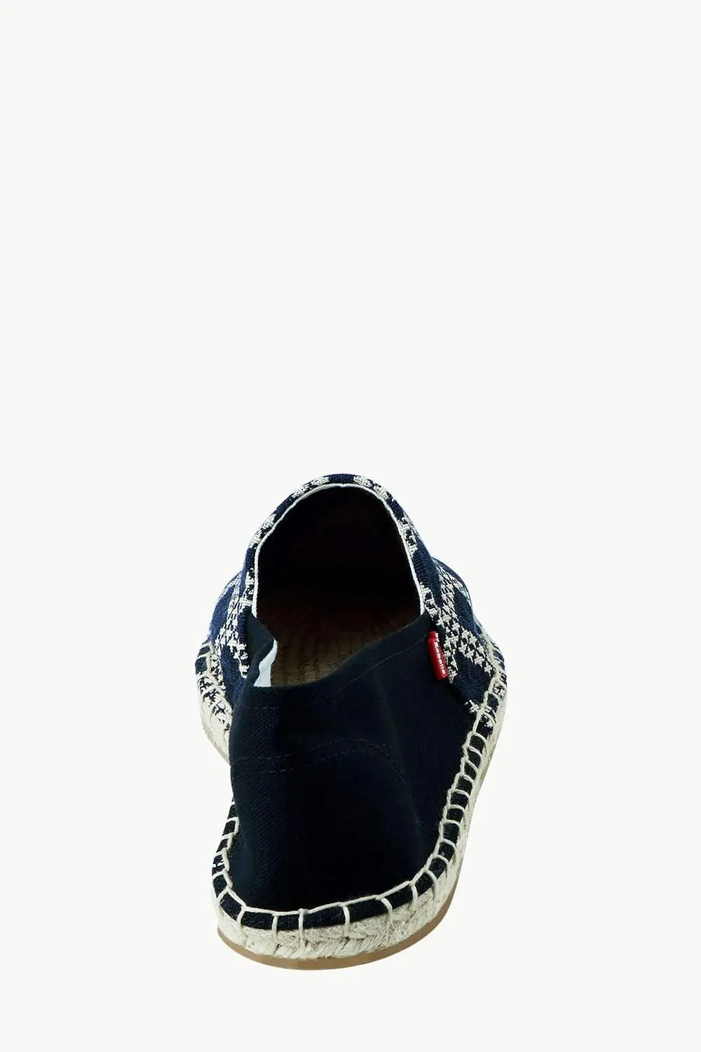 Men's Diagonal Check Print Espadrilles