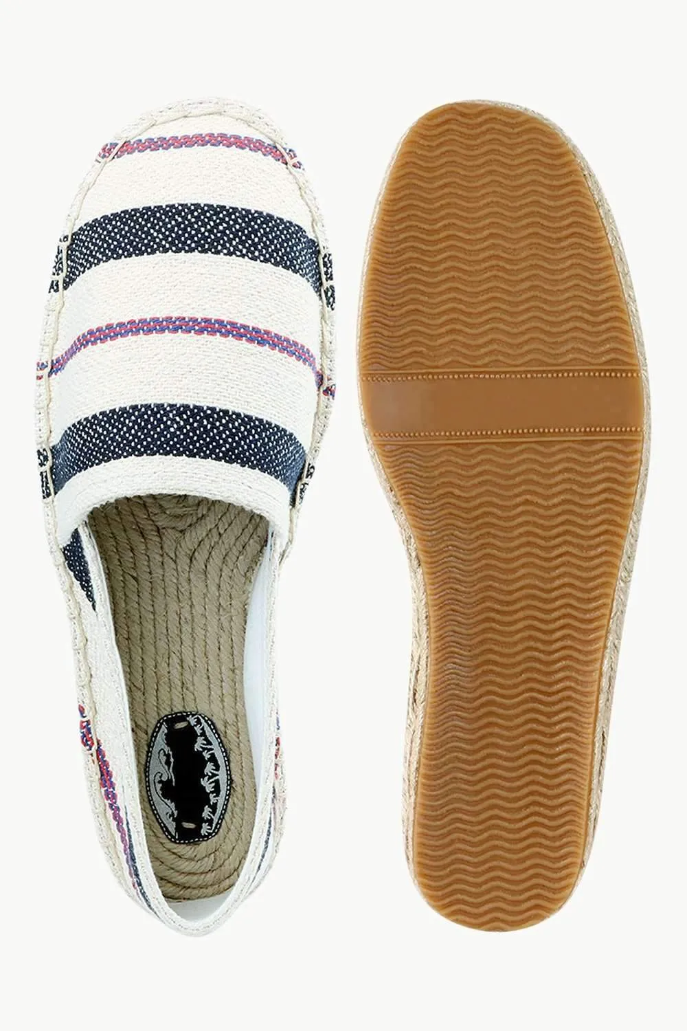 Men's Knit Jacquard Stripe Espadrilles