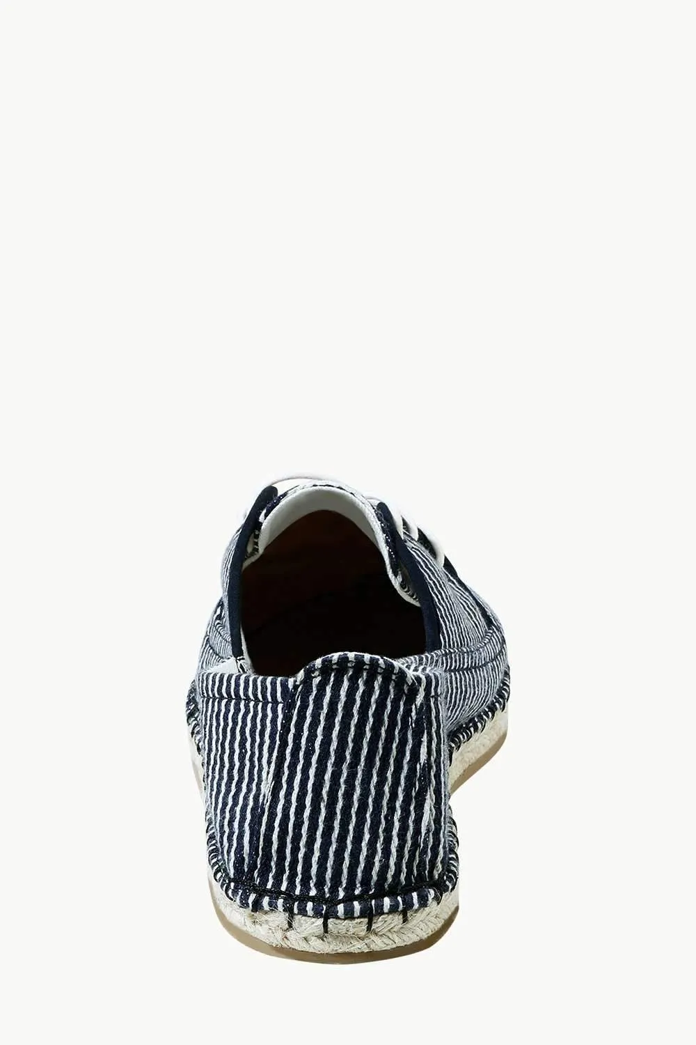 Men's Nautical Lace-up Canvas Espadrilles