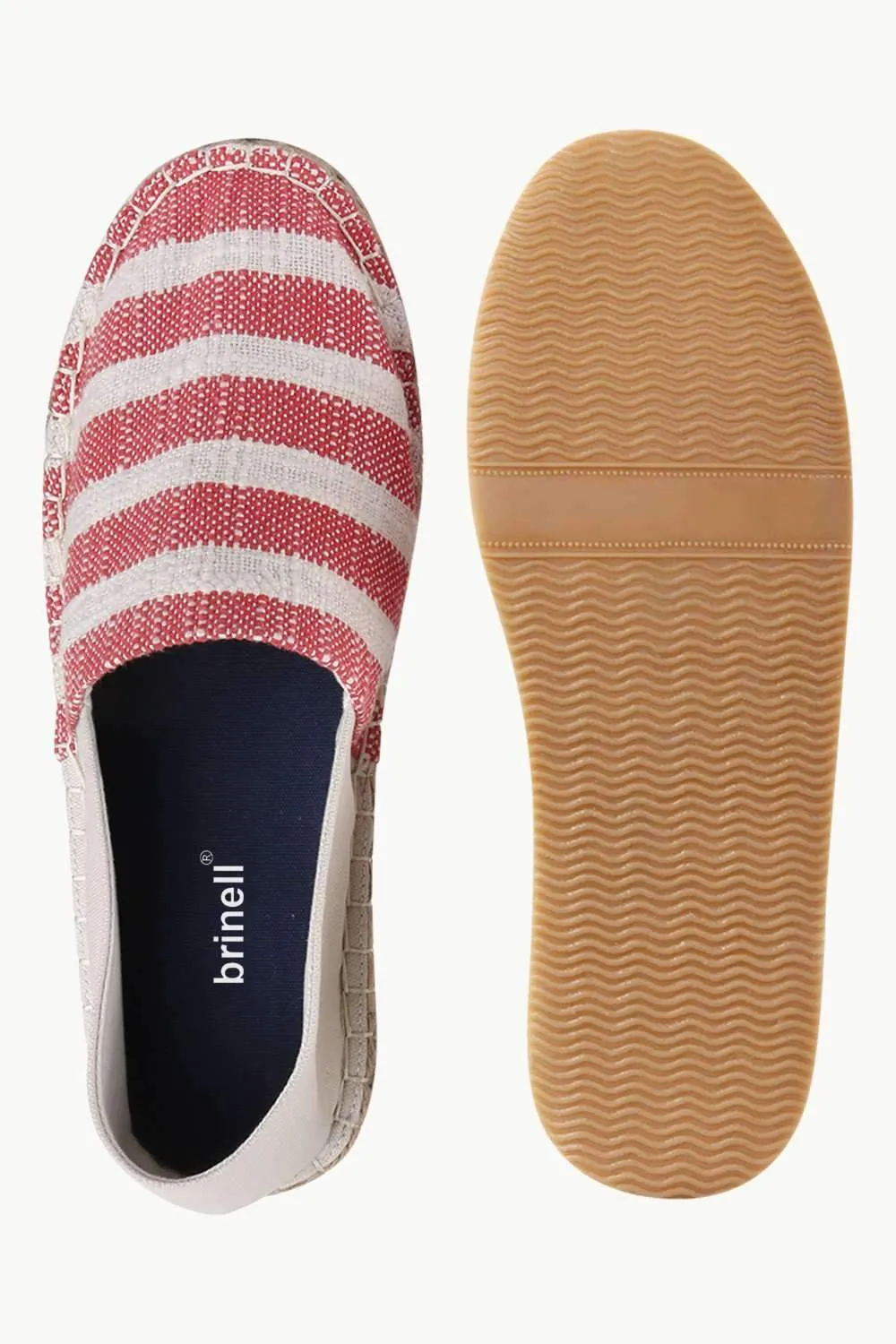 Mens Nautical Stripe Espadrilles
