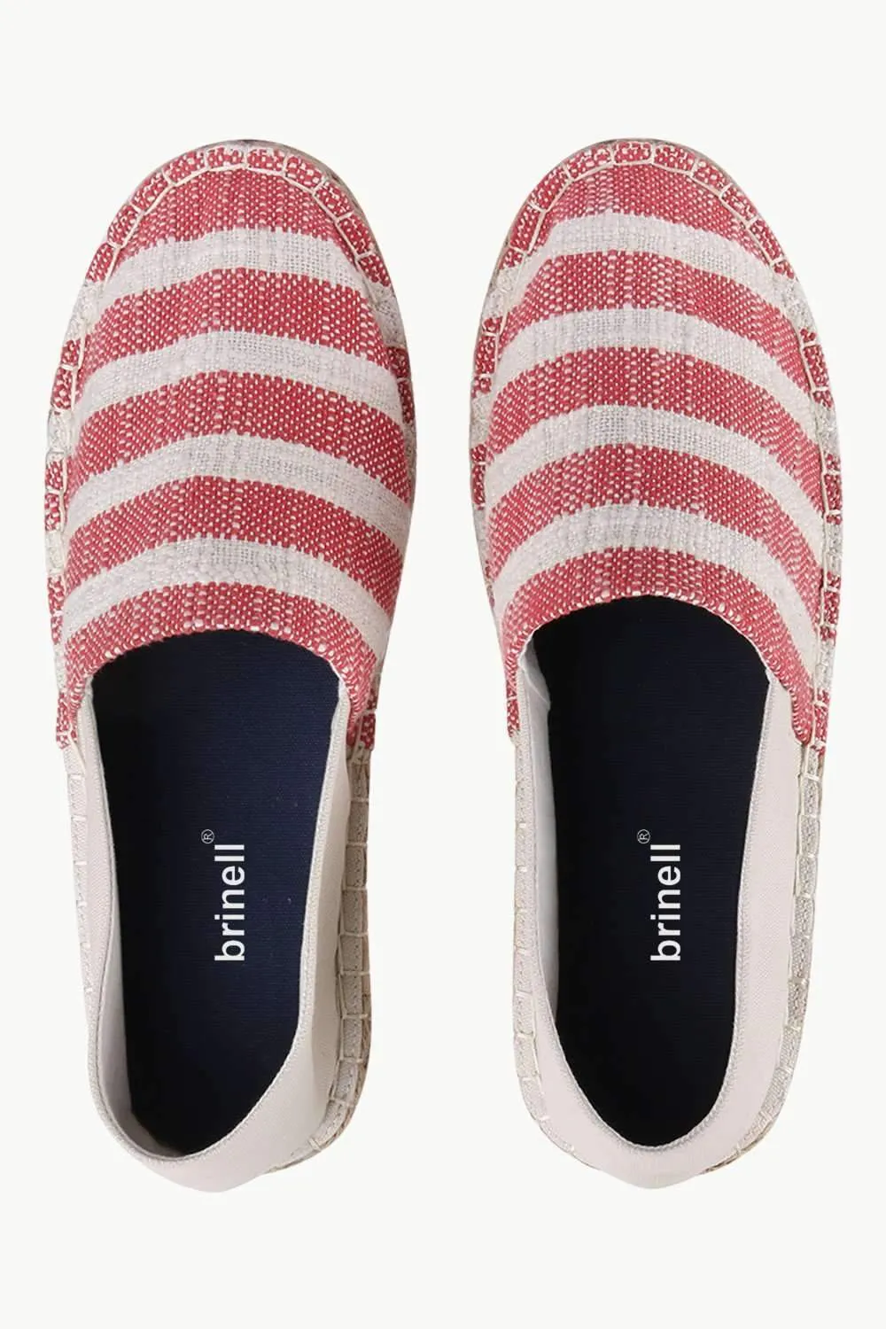 Mens Nautical Stripe Espadrilles