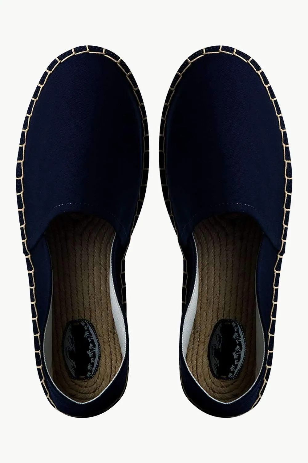 Men's Navy Canvas Basque Espadrilles