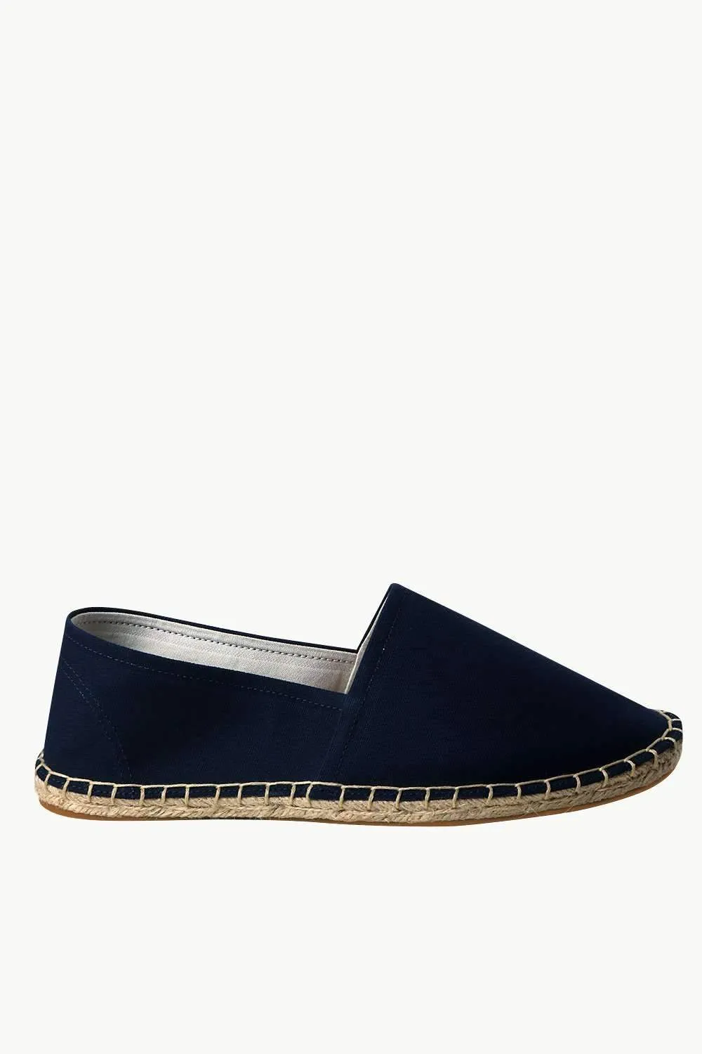 Men's Navy Canvas Basque Espadrilles