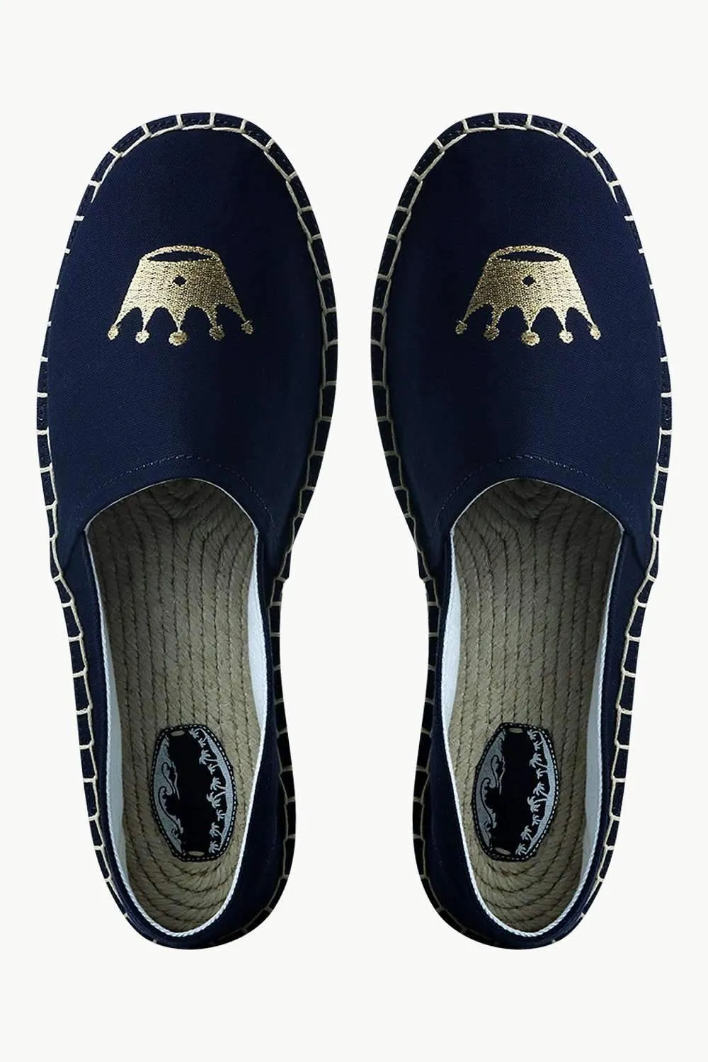 Men's Navy Crown Tag Espadrilles
