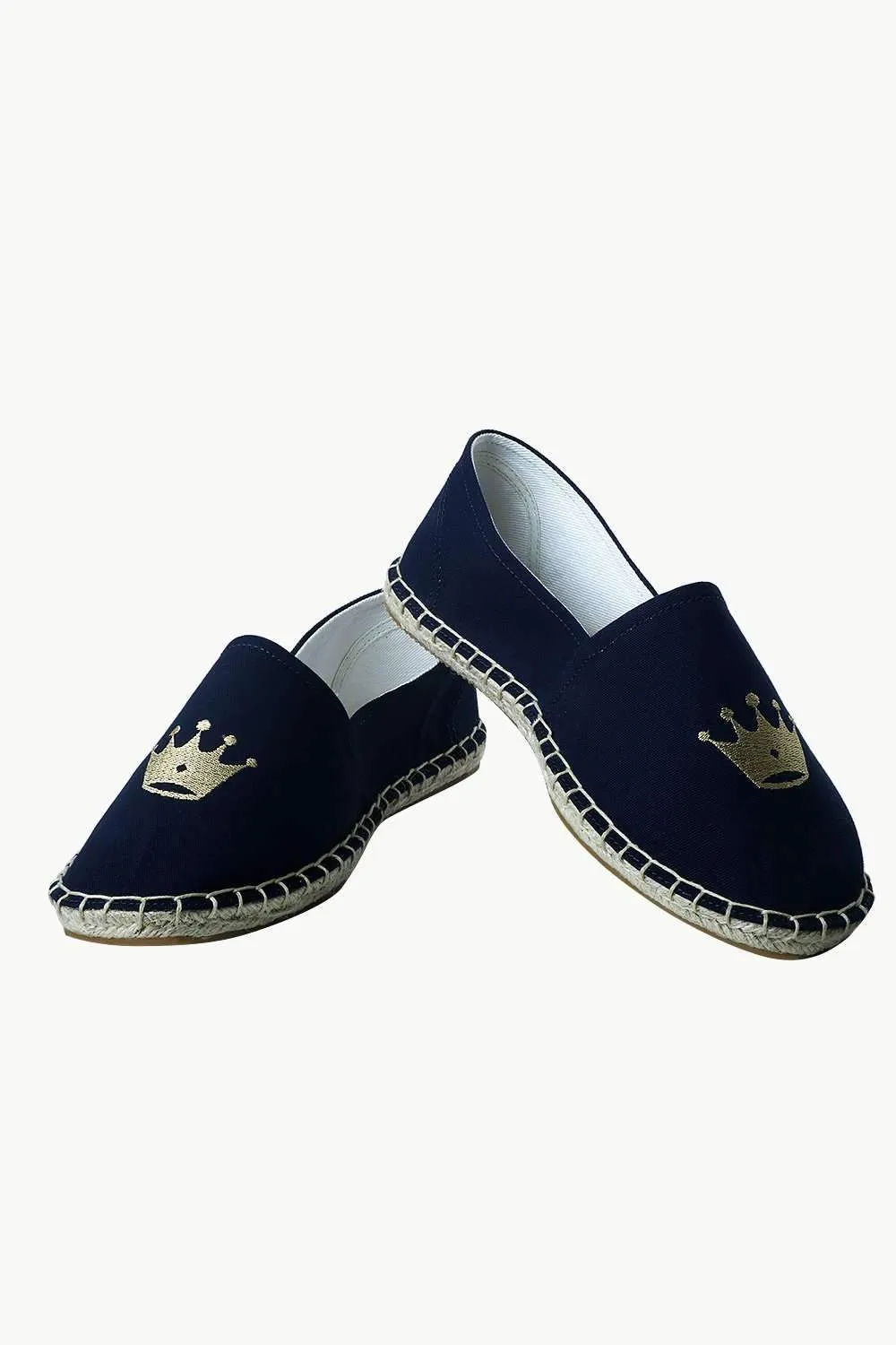 Men's Navy Crown Tag Espadrilles