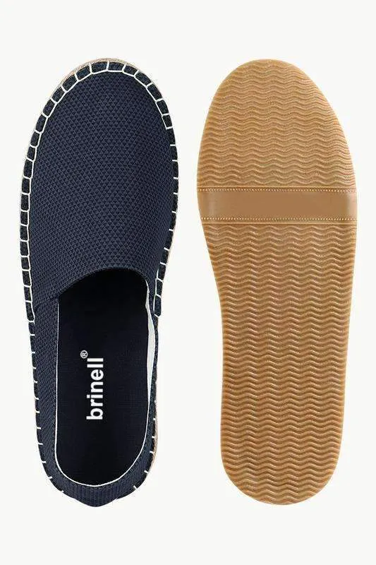 Men's Printed Navy Canvas Espadrilles