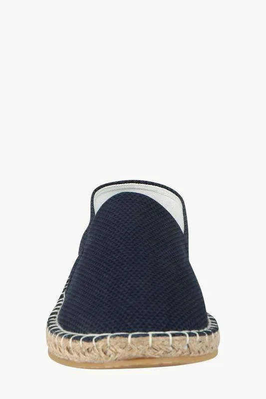 Men's Printed Navy Canvas Espadrilles