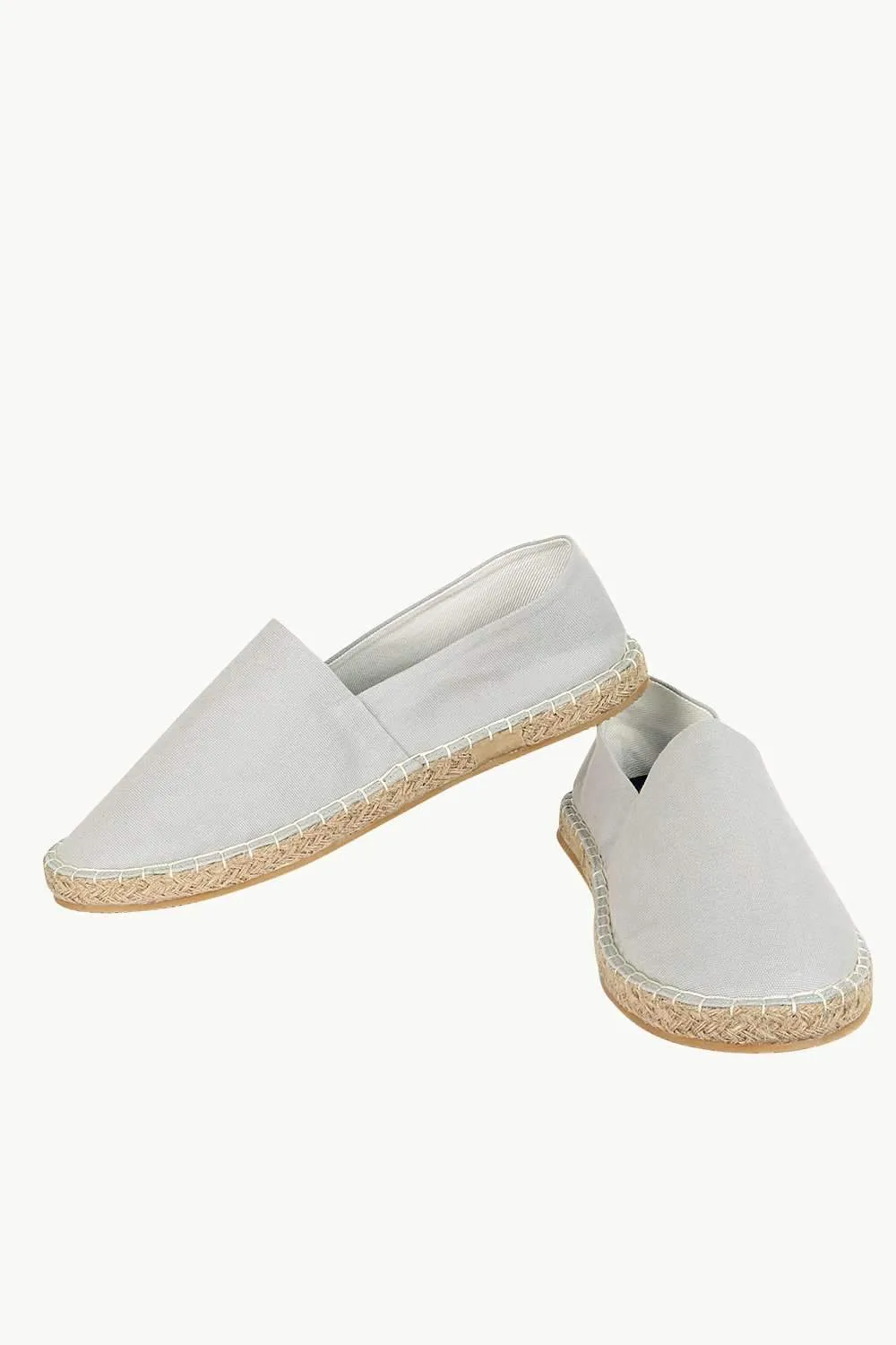 Men's Rust Grey Solid Espadrilles