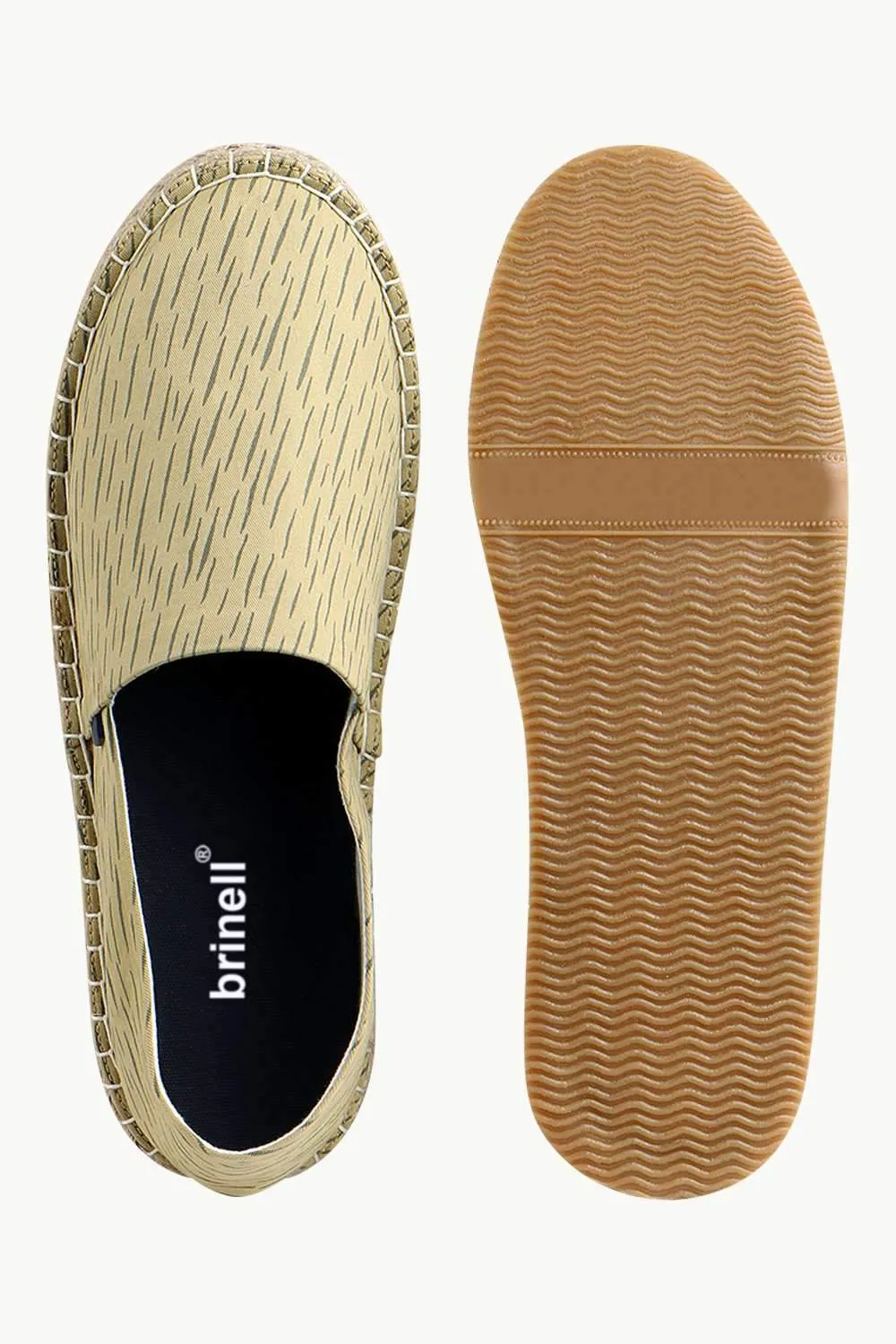 Men's Tribe Print Brown Espadrilles