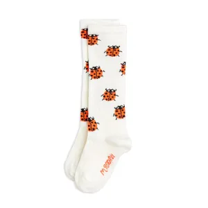 Mini Rodini - Ladybugs knee-high socks