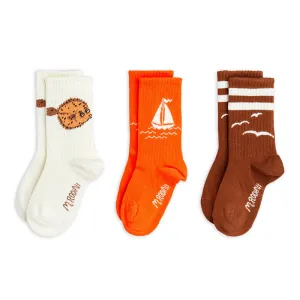 Mini Rodini - Sailing Boats socks - 3 pairs