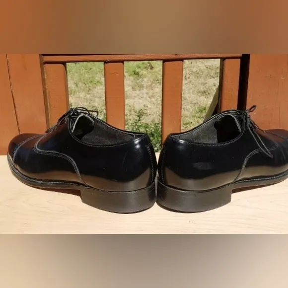 Mint USA Made Bostonian Pariden Wingtip Mens Black Leather Dress Oxfords Shoes