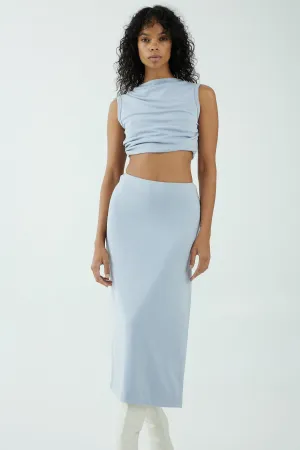 MODE SPLIT SIDE MIDI SKIRT | SKYWARD