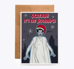 Monster Bride Christmas Card