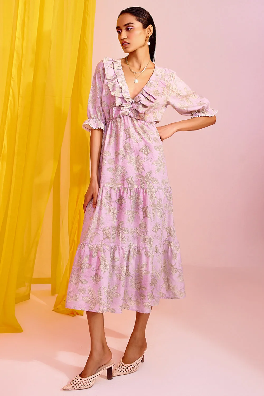 Morning Glory Lilac Dress