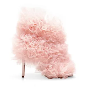 Multilayer Mesh High Heel Wedding Shoes