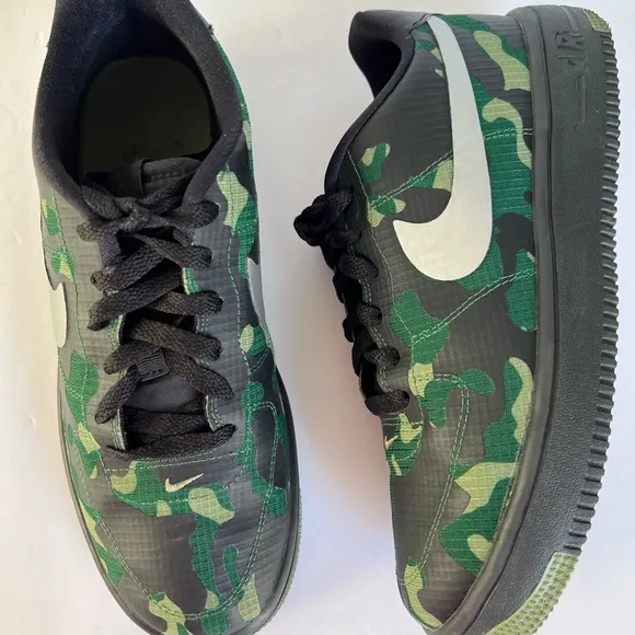 Nike Air Force 1 Ultraforce SE GS 'Camo Ripstop' 859340-002 Youth Size 6.5