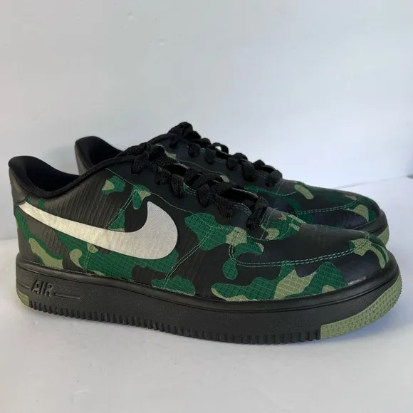 Nike Air Force 1 Ultraforce SE GS 'Camo Ripstop' 859340-002 Youth Size 6.5