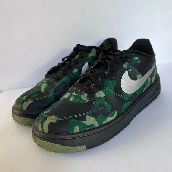 Nike Air Force 1 Ultraforce SE GS 'Camo Ripstop' 859340-002 Youth Size 6.5
