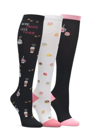 Nurse Mates Compression Socks 3/Pack