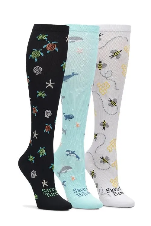 Nurse Mates Compression Socks 3/Pack