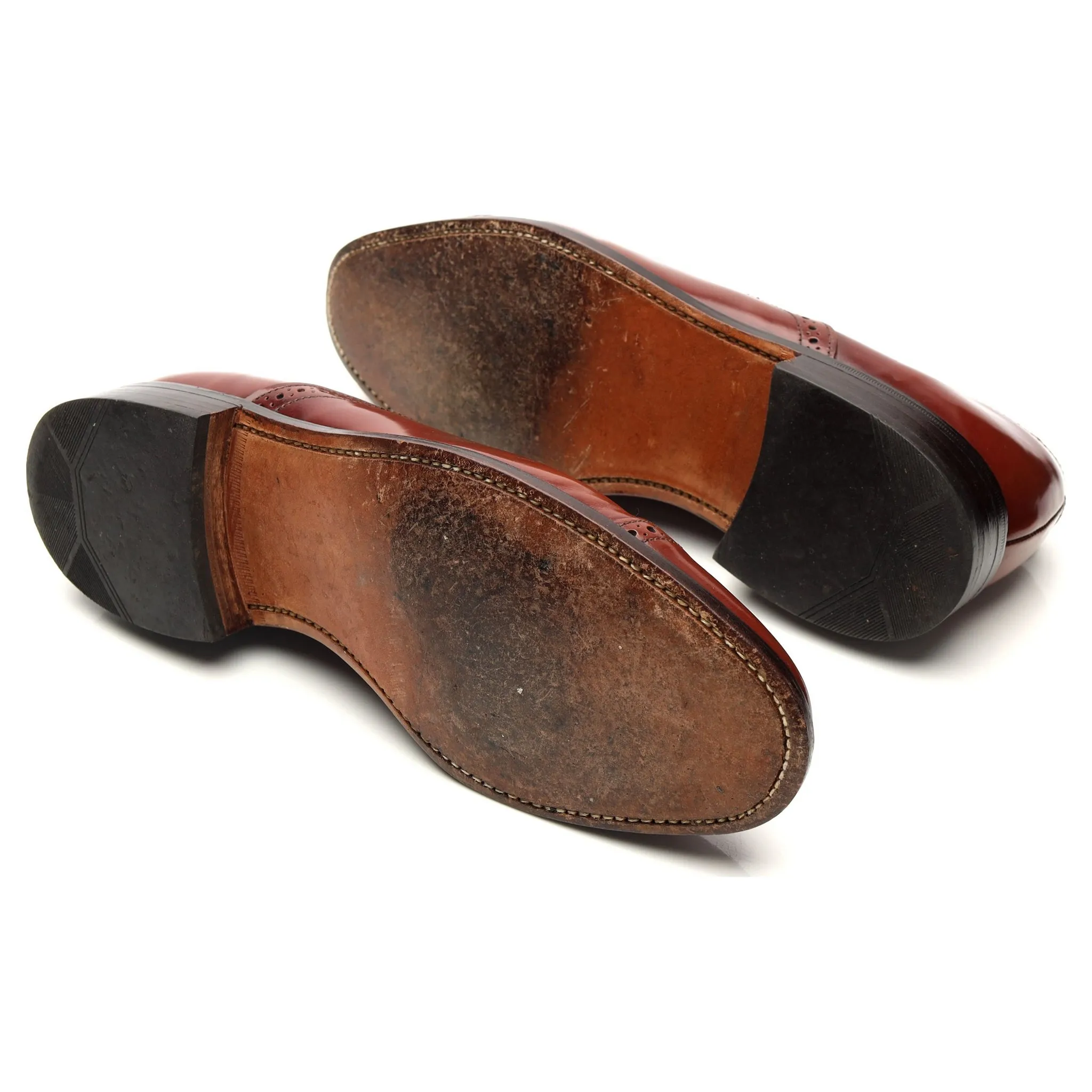 'Oban' Brown Leather Oxford Brogues UK 7 F