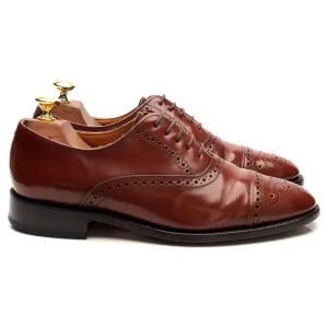 'Oban' Brown Leather Oxford Brogues UK 7 F