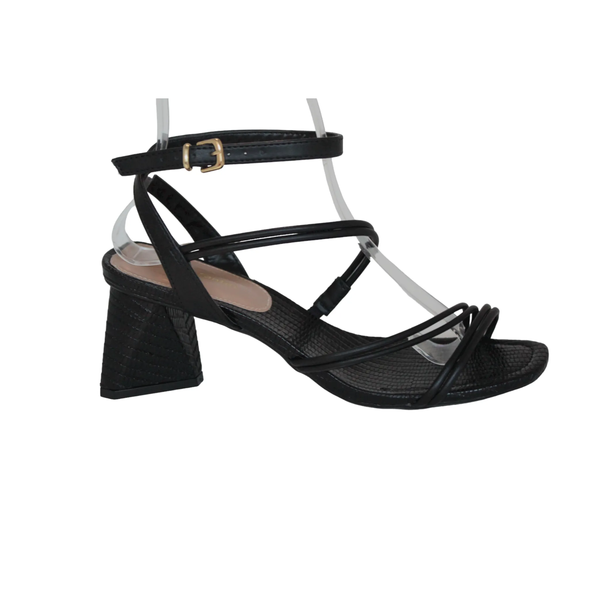 Open Toe Strappy Heels