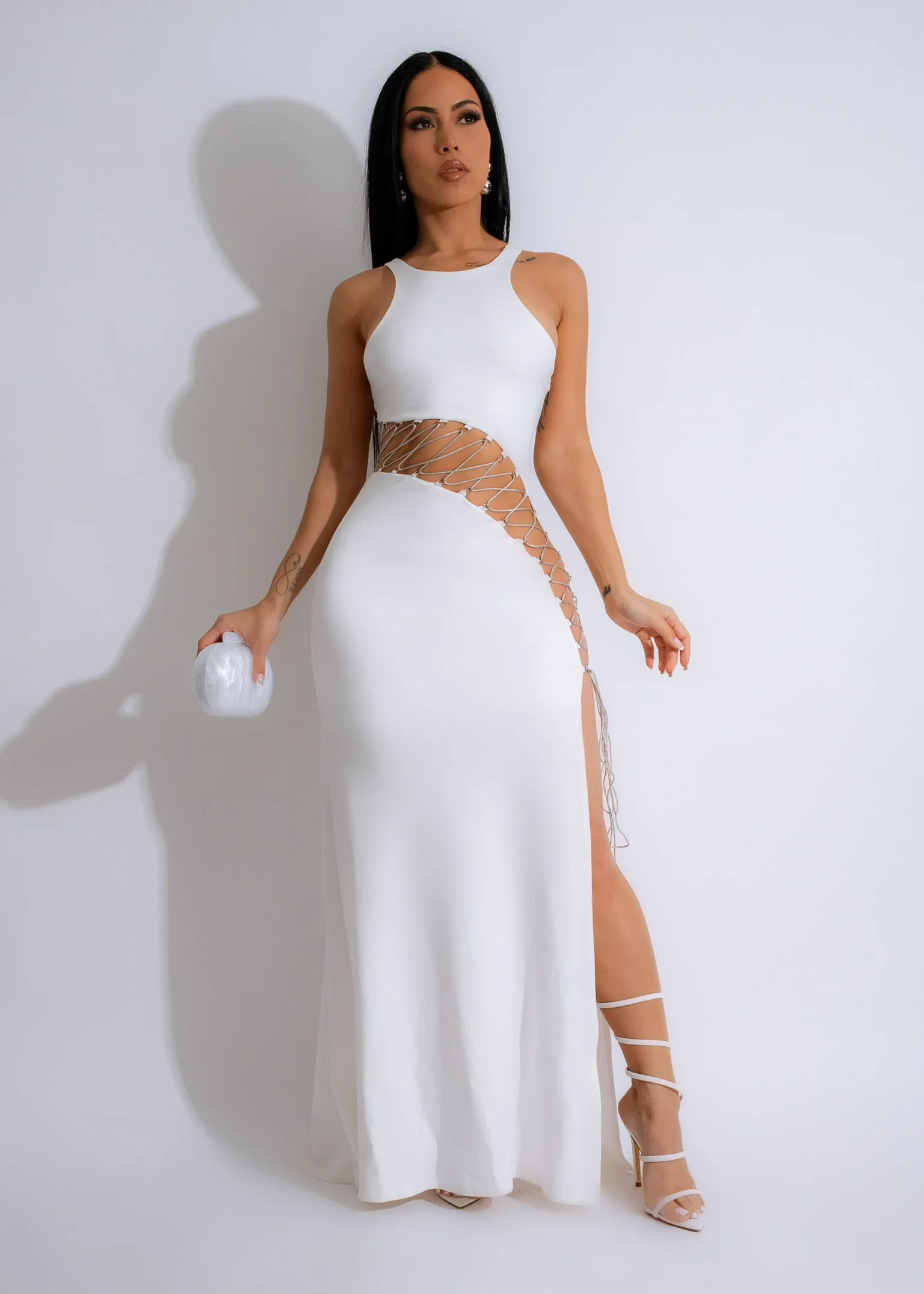 Our Mystery Maxi Dress White