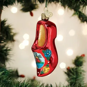 OWC- Wooden Clog Ornament