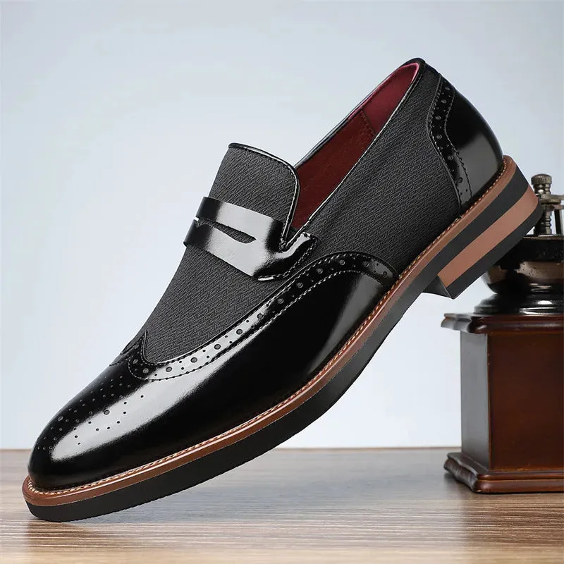OXFORD PRESTIGE LEATHER BROGUES