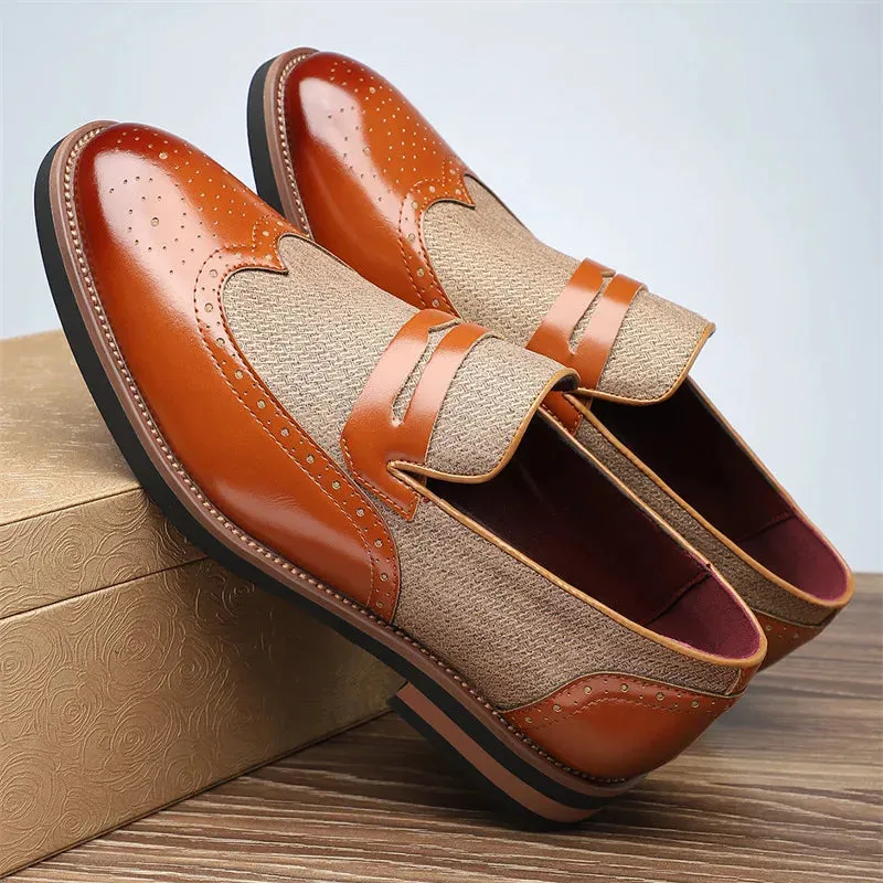 OXFORD PRESTIGE LEATHER BROGUES