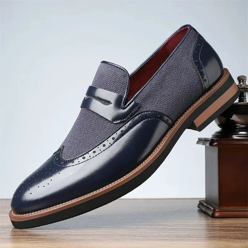 OXFORD PRESTIGE LEATHER BROGUES