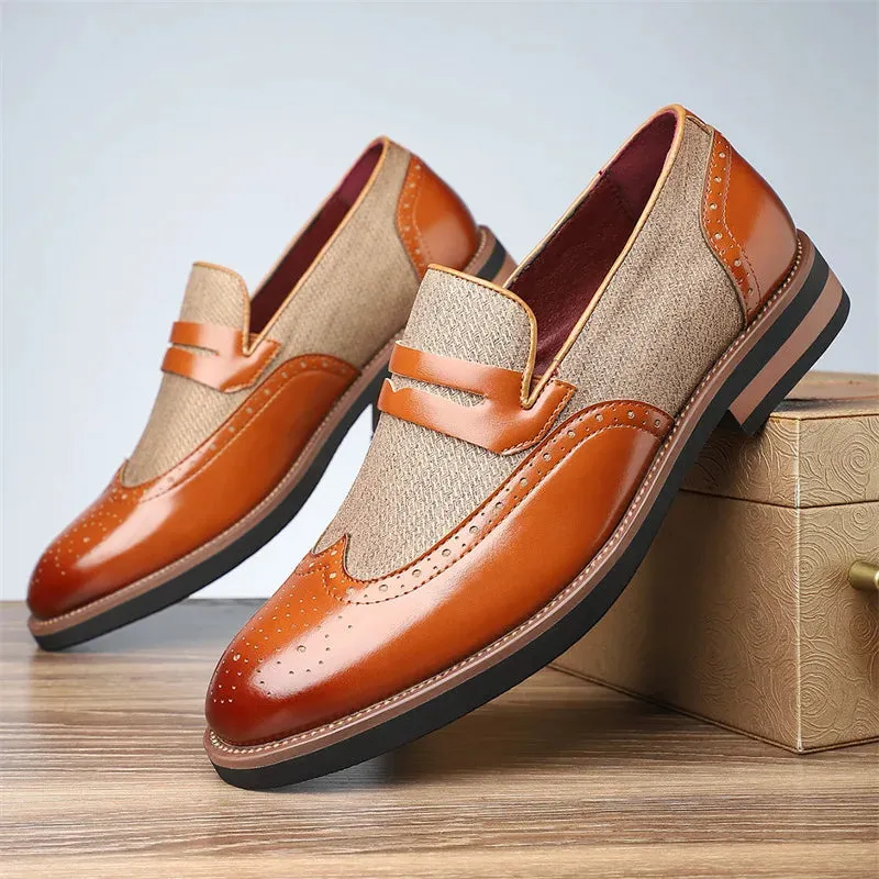 OXFORD PRESTIGE LEATHER BROGUES