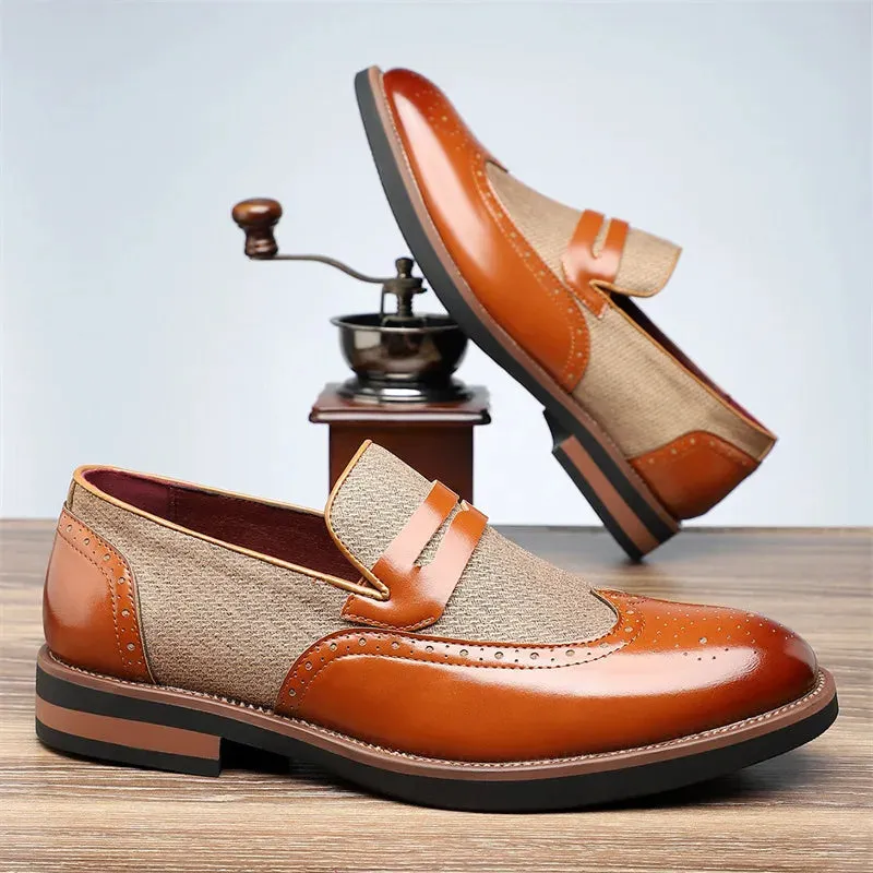 OXFORD PRESTIGE LEATHER BROGUES