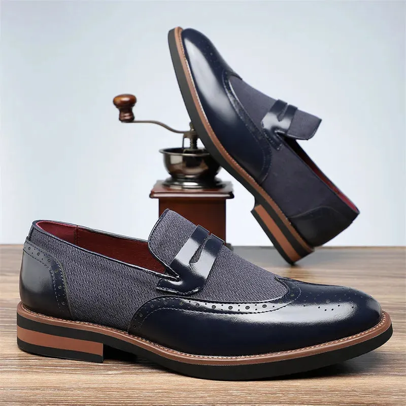 OXFORD PRESTIGE LEATHER BROGUES