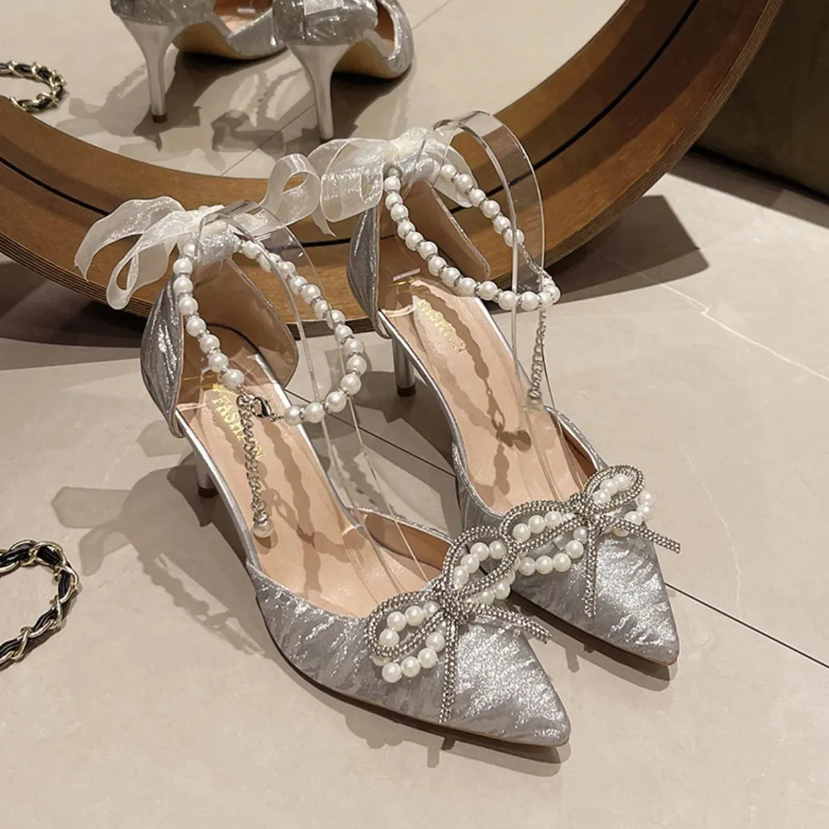 Point Toe Kitten Heels Pumps